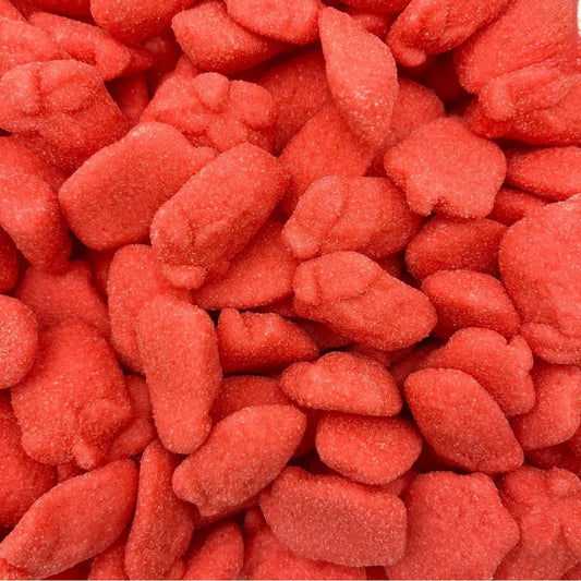 Gezuckerte Erdbeer-Schaumstücke (500g)