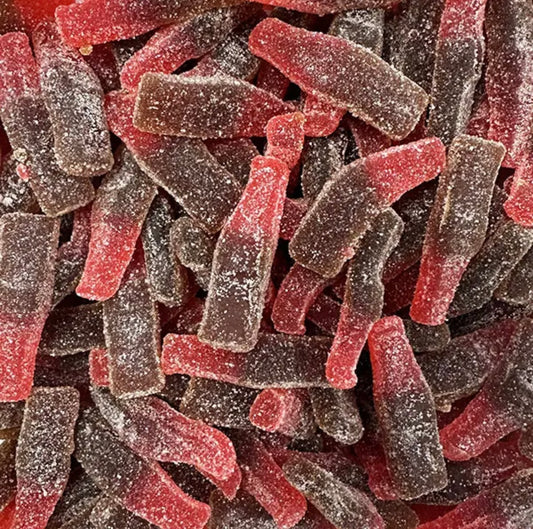 Saure Cherry-Cola Flaschen (500g)